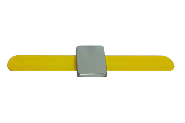 Yellow Wrist Strap Magnetic Hair Pin Holder