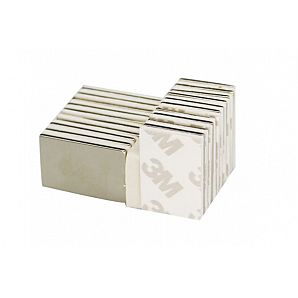 30x20x2mm Strong Neodymium Block Adhesive Magnet