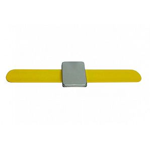 Yellow Wrist Strap Magnetic Hair Pin Holder