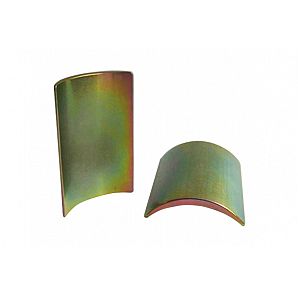Color Zinc Plated Rare Earth Arc Magnets