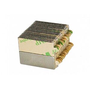 30x10x3mm Small Strong Block Adhesive Magnets