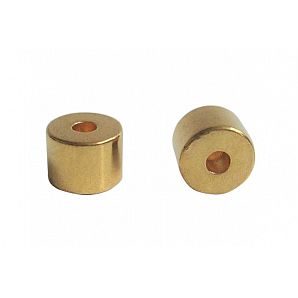 Neodymium Cylinder Magnet With Gold Coating
